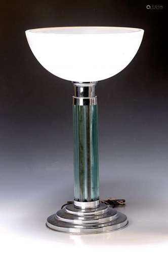 Art Deco table lamp, France, 20th century, triple