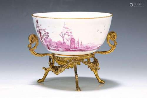 ceremonial bowl, Meissen, around 1745/50, porcelain