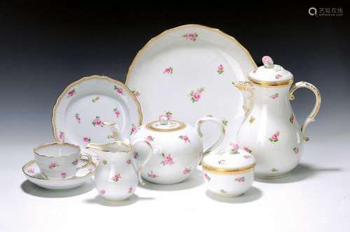 Coffee service, Meissen, 1960s, complete for 8people