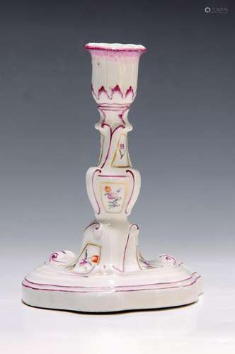 candlestick, Hoechst, around 1770-80, polychrome