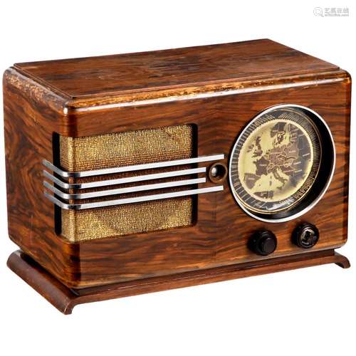 Ingelen Geographic 39W Radio Receiver, c. 1938