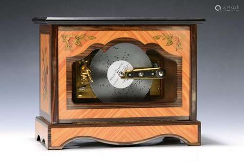 Music box, Reuge, Switzerland, wooden housing with an