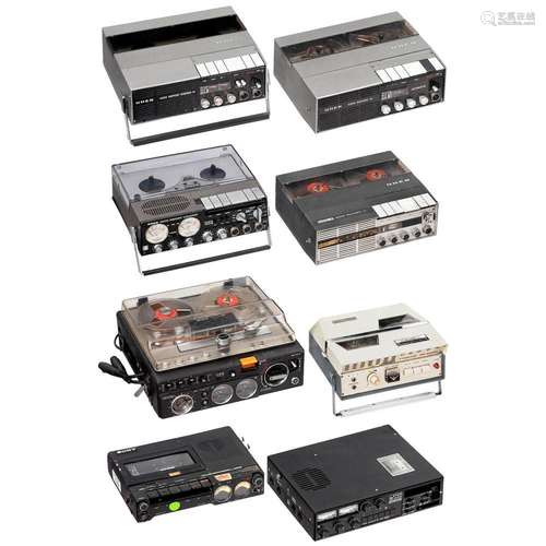 Six Reporter Tape Recorders, c. 1970/80