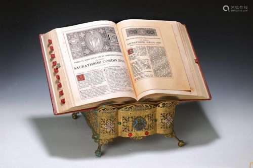 Book stand and missal, 2nd half of the 19th century