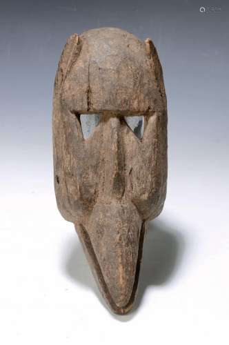 Mask of the Dogon, around 1900, carved hardwood