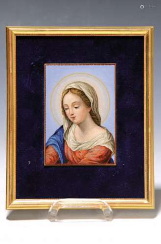 Micromosaic, Italy, Rome, around 1840-1860, portrait of
