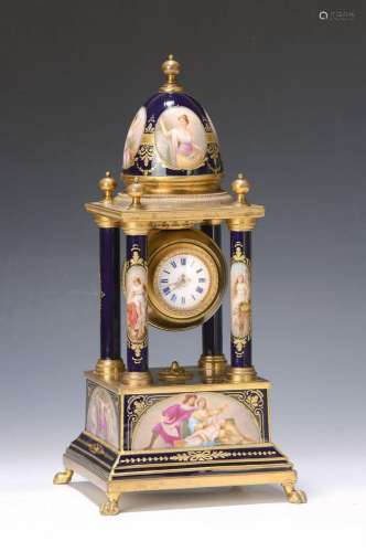 Table clock, France, with Lenzkirch movement, around 1905
