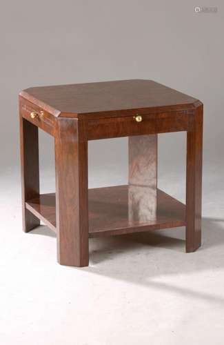 Art Deco side table, France 1930/40, rosewood veneer