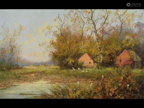Minna Bachmann, adult around 1860-1887, landscape