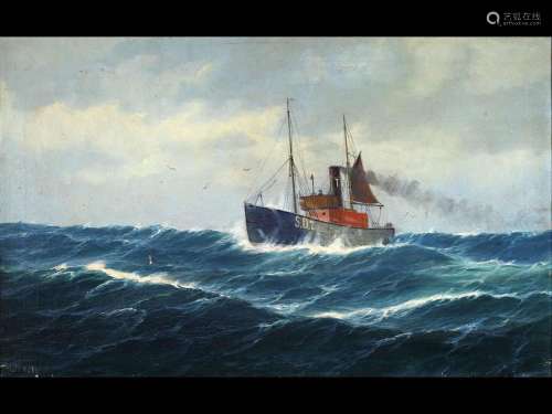 Max Jensen, born around 1887, Berlin marine painter