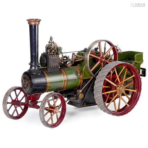 Three-Inch Scale Model of a Burrell Live Steam Traction Engi...