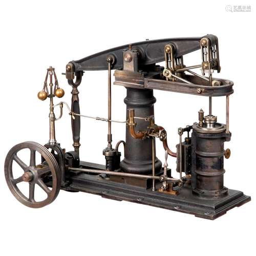 Model of a Single-Cylinder Center-Pillar Beam Engine, c. 192...