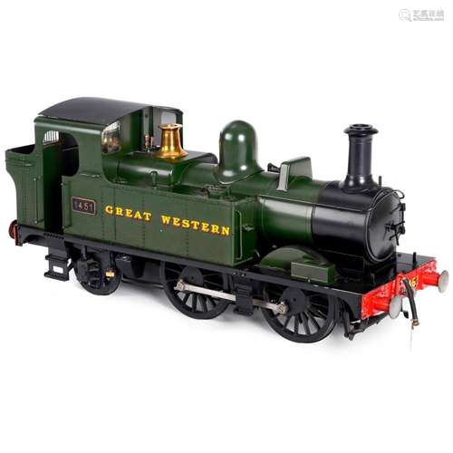 Well-Engineered 1-Inch Scale British Live Steam Locomotive G...