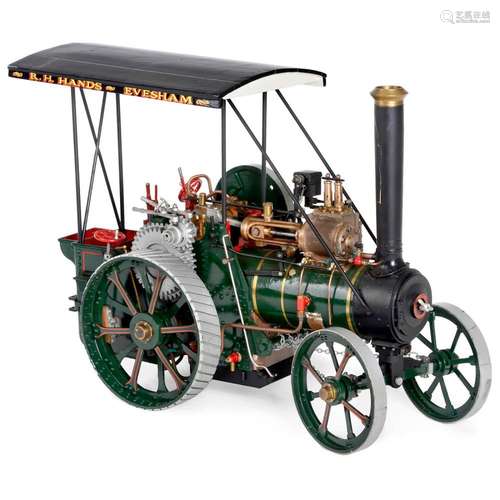 Model of a British Single-Cylinder Live Steam Traction Engin...