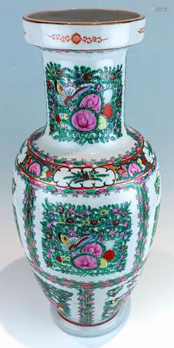 Bauchige Vase China, Kanton-Stil