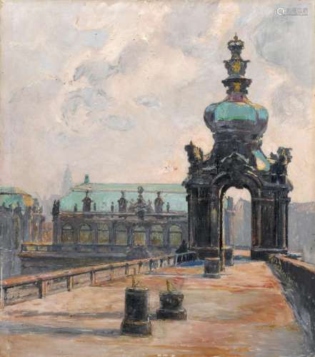 Walter Friederici, Auf der Langgalerie des Dresdner Zwingers...