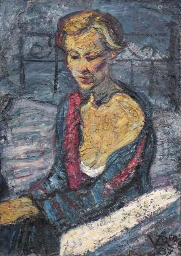 Hans Körnig "Sitzendes Mädchen". 1937.