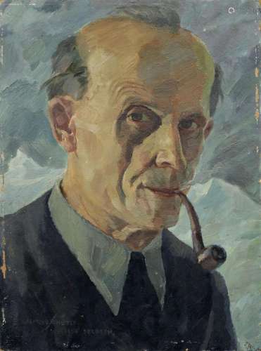 Alfred Schütze "Selbst". 1950.