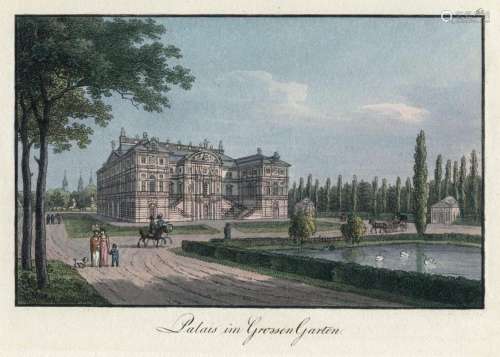 Johann Carl August Richter "Palais im Großen Garten&quo...