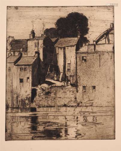 Frank William Brangwyn "Barnard Castle". 1904/ 190...