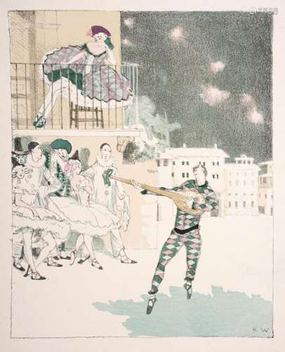 Karl Walser "Russisches Ballett". Wohl 1920'&#...