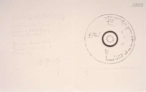 Horst Hussel "Einladung zur Ausstellung Carlfriedrich C...