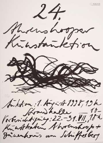 Max Uhlig "24. Ahrenshooper Kunstauktion". 1989.