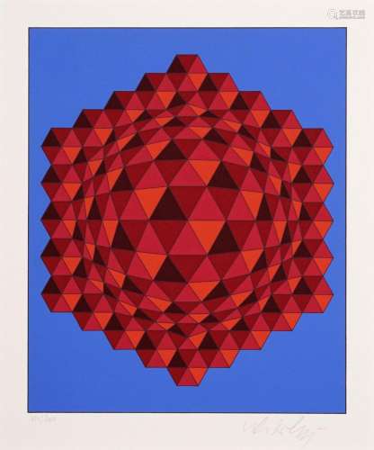 Victor Vasarely, Ohne Titel III. 1972.