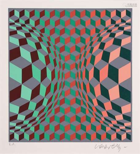 Victor Vasarely, Kinetik. 1970''s.