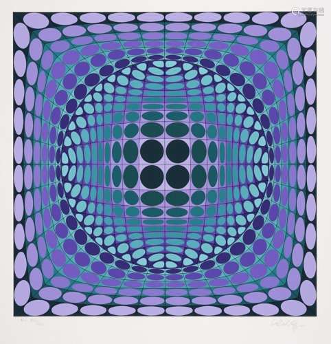 Victor Vasarely "Uran". Um 1992.