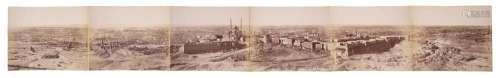 Anton Wilhelm Hammerschmidt, Panoramaansicht von Kairo mit d...