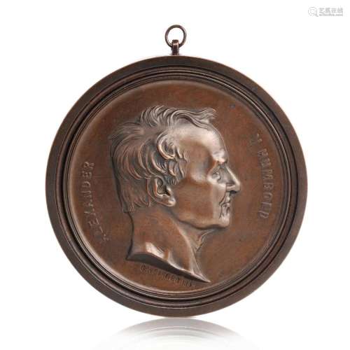 Bernhard Afinger Plakette "Alexander v. Humboldt"....