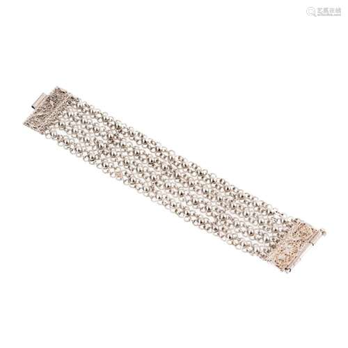 Silber-Filigran-Armband. 1st half 20th cent.