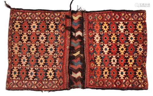 Doppeltasche. Turkmene. Um 1920.