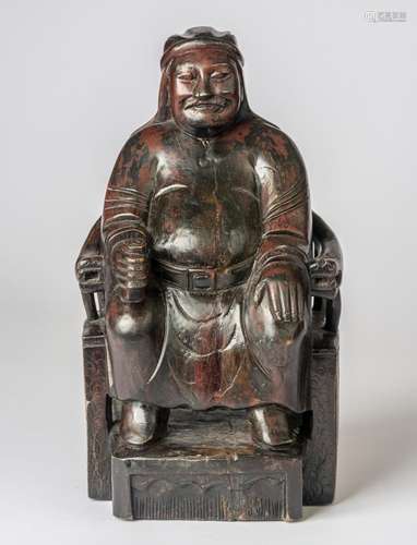 THE ENTHRONED GENGHIS KHAN