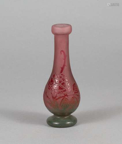 Charles Schneider (1881-1953), Petit vase balustre à décor d...