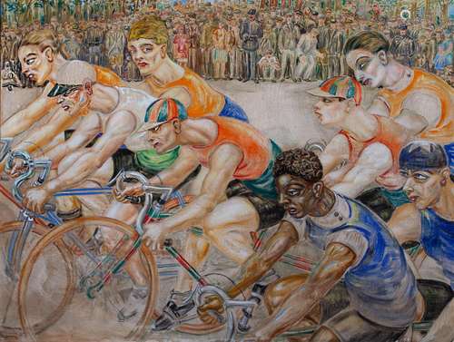 Louis HACHE (1893-?)Critérium des As (dans le peloton), 1928...