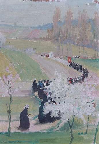 Jules René HERVE (1887-1981)
La procession
Huile sur panneau...