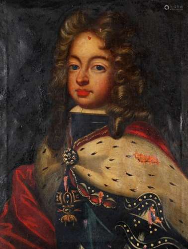 Ecole française du XVIIème siècle, Louis XIV enfant, Huile s...