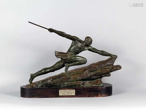 Pierre Le FAGUAYS (1892-1935) - Chasseur, épreuve en bronze ...