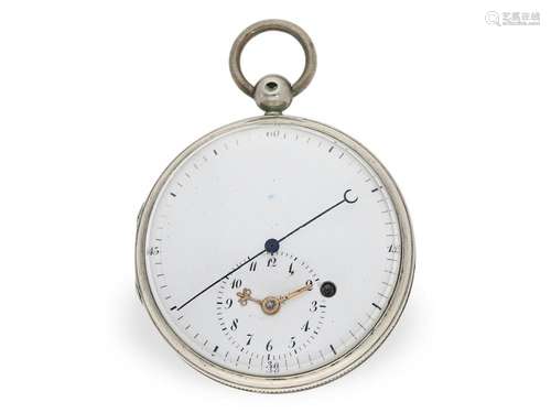 Pocket watch: interesting early Swiss 'seconde morte'...