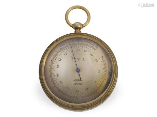 Rare pocket barometer with original box, Breguet No.8996, ca...