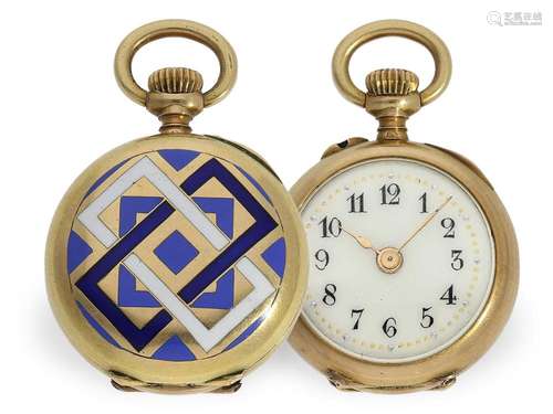 Pendant watch: one of the smallest known high quality gold/e...