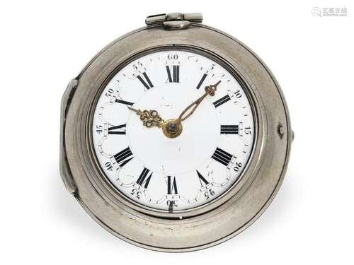 Pocket watch: exceptionally large Geneva oignon, ca. 1700, D...