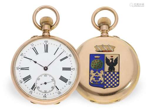 Exquisite gold/enamel pocket watch, Rossel & Fils Succ. ...