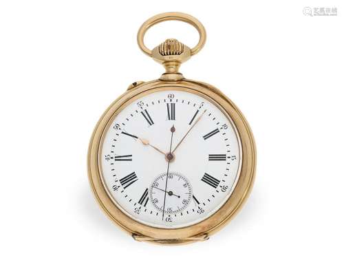 Pocket watch: high quality 18K gold pocket watch with second...