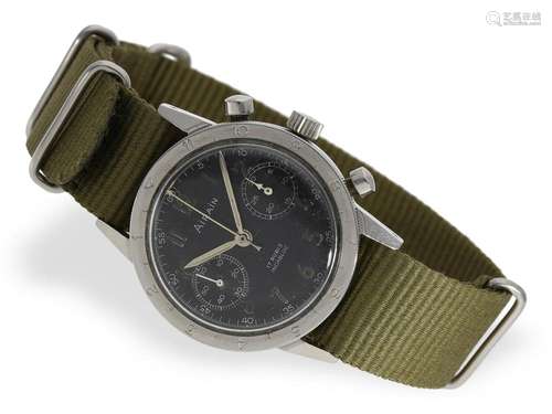 Wanted, rare, large French-Army flyback pilot's chronogr...