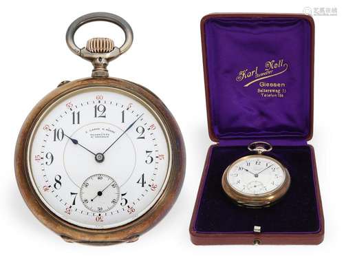 Very rare, exceptionally large Lange & Söhne man's w...