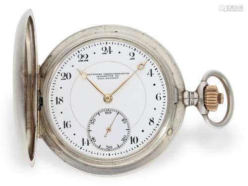 Glashütte rarity, one of only 2 known precision pocket watch...