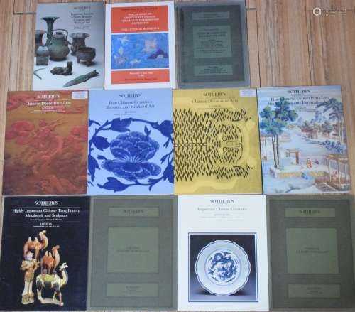 80年代苏富比佳士得中国艺术品图录11册